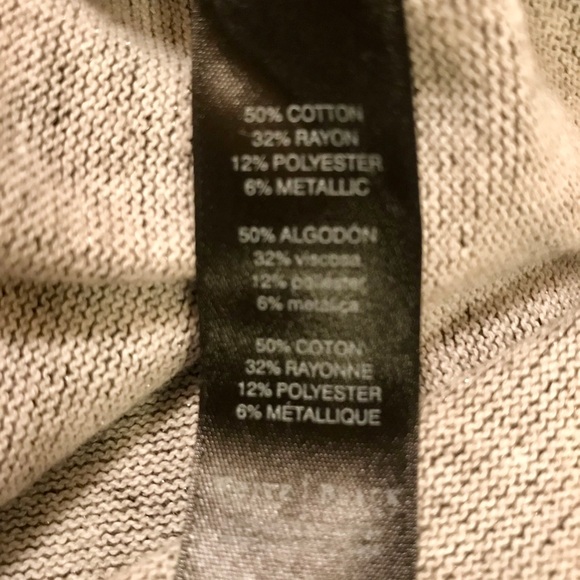 White House Black Market Size Med Asymmetric Tunic - Picture 6 of 6